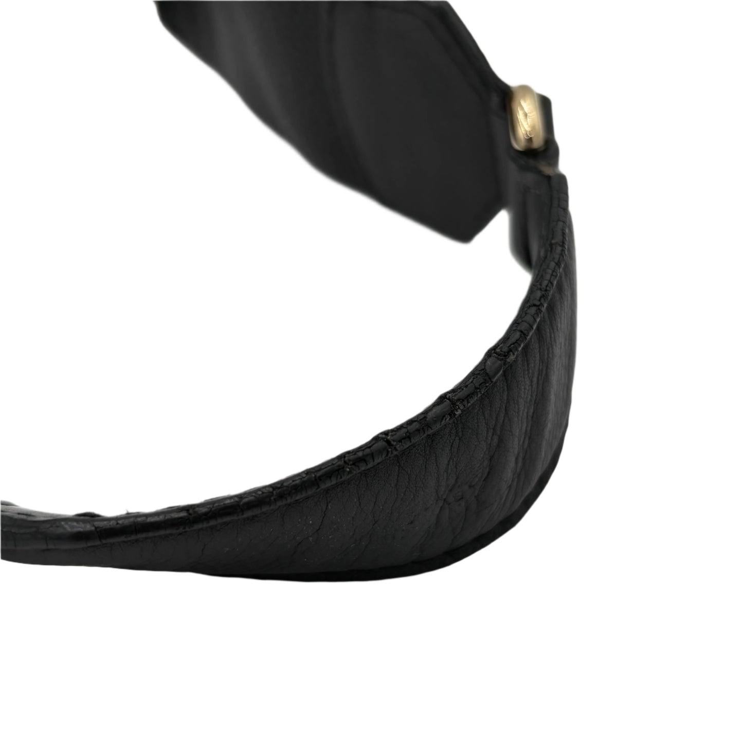 Gucci Heritage Pebble Leather Messenger Web Bag