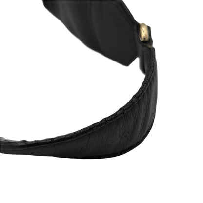Gucci Heritage Pebble Leather Messenger Web Bag