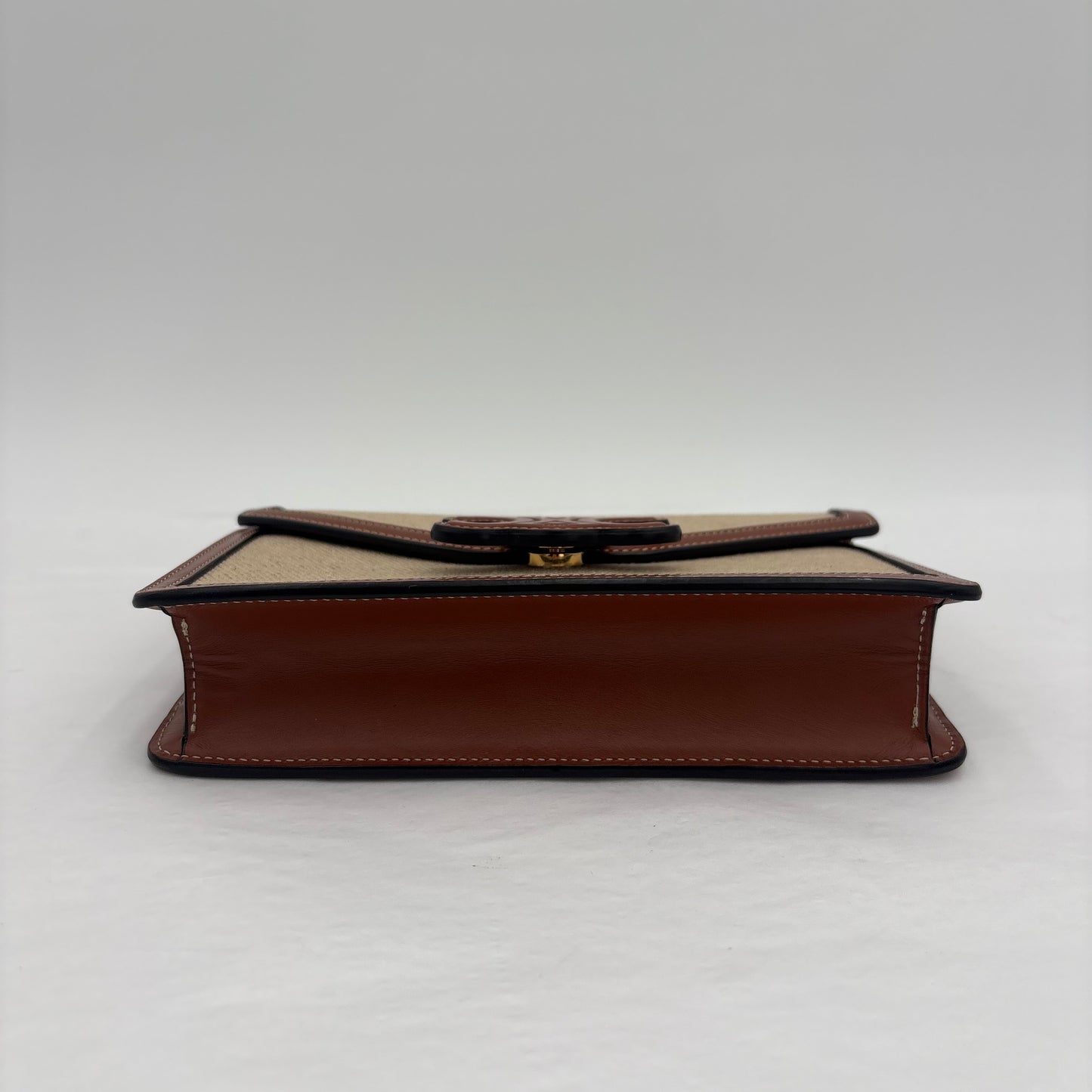 Celine Triomphe Chain Leather Crossbody Bag