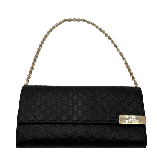 Gucci Guccissima Leather Wallet On Chain