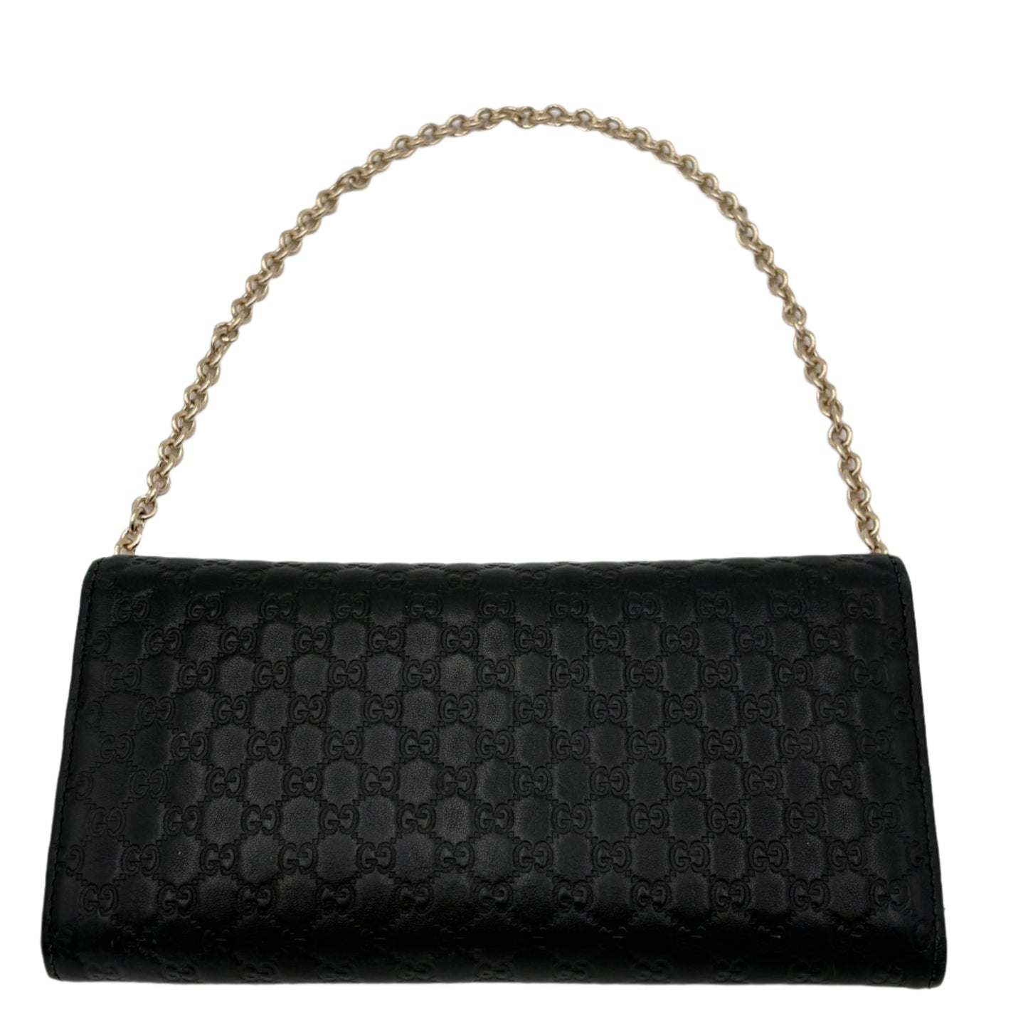 Gucci Guccissima Leather Wallet On Chain