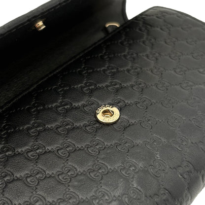 Gucci Guccissima Leather Wallet On Chain