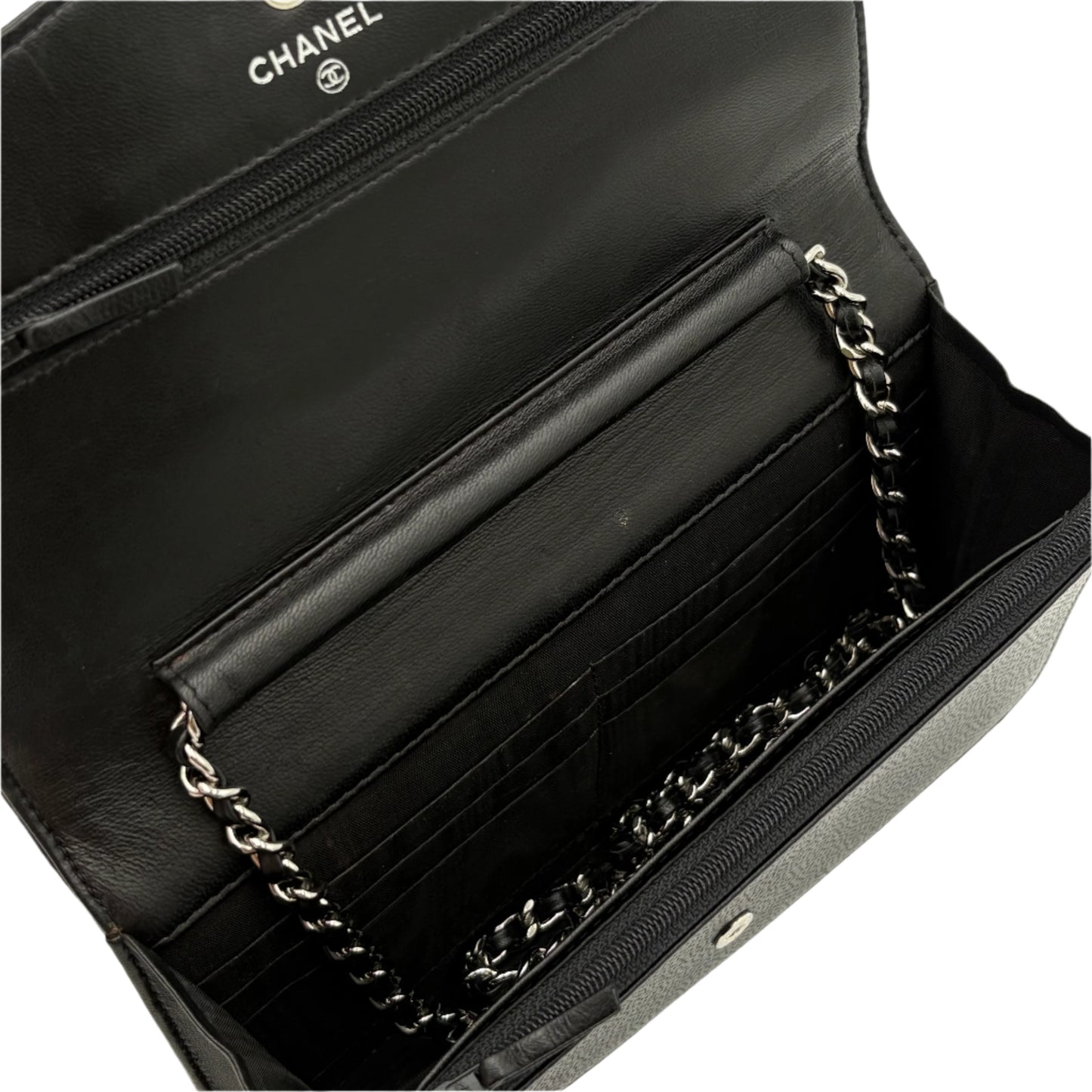 2008 Chanel Caviar Timeless Wallet On Chain