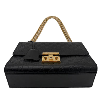Gucci Guccissima Padlock Flap Bag