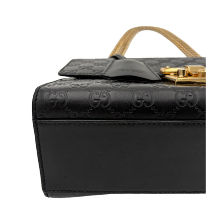 Gucci Guccissima Padlock Flap Bag