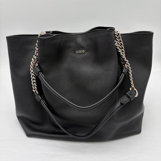 Tods Micro Flower Leather Bag