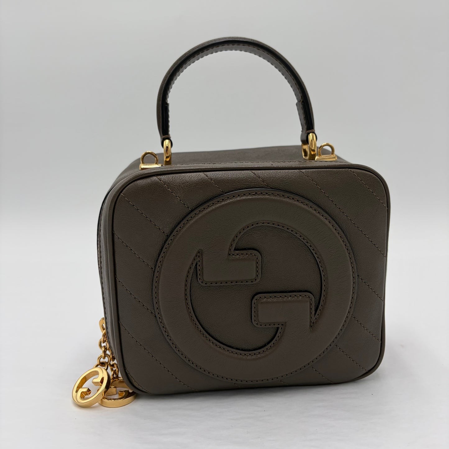 Gucci Blondie Diagonal Stitch Top Handle