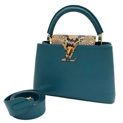 LOUIS VUITTON CAPUCINES PYTHON LEATHER VIBA