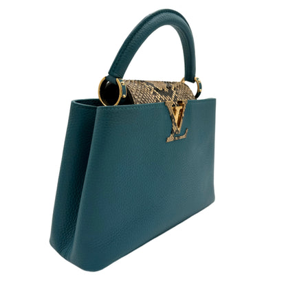 LOUIS VUITTON CAPUCINES PYTHON LEATHER VIBA
