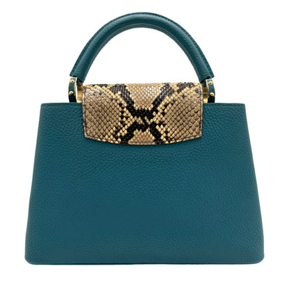 LOUIS VUITTON CAPUCINES PYTHON LEATHER VIBA