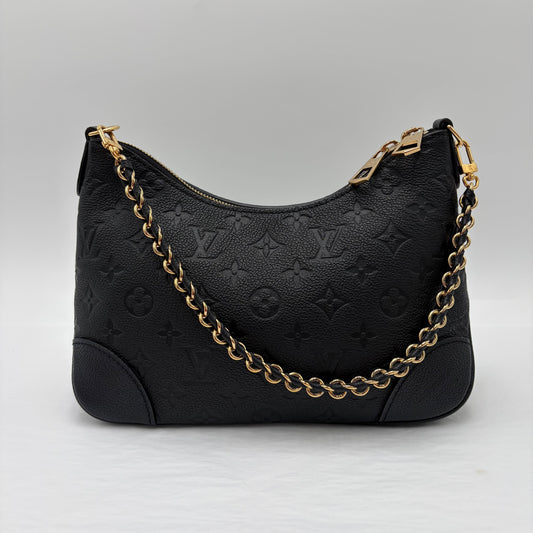 Louis Vuitton Boulogne PM Empreinte Leather Black