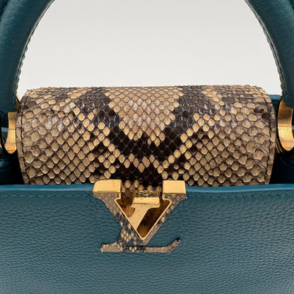 LOUIS VUITTON CAPUCINES PYTHON LEATHER VIBA
