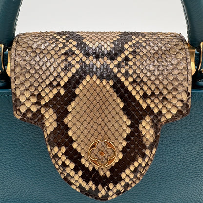 LOUIS VUITTON CAPUCINES PYTHON LEATHER VIBA