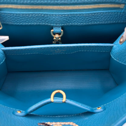 LOUIS VUITTON CAPUCINES PYTHON LEATHER VIBA