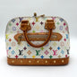 Louis Vuitton White Multicolor Alma