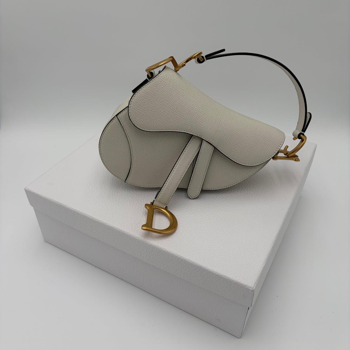 Christian Dior Saddle Bag with Strap Mini