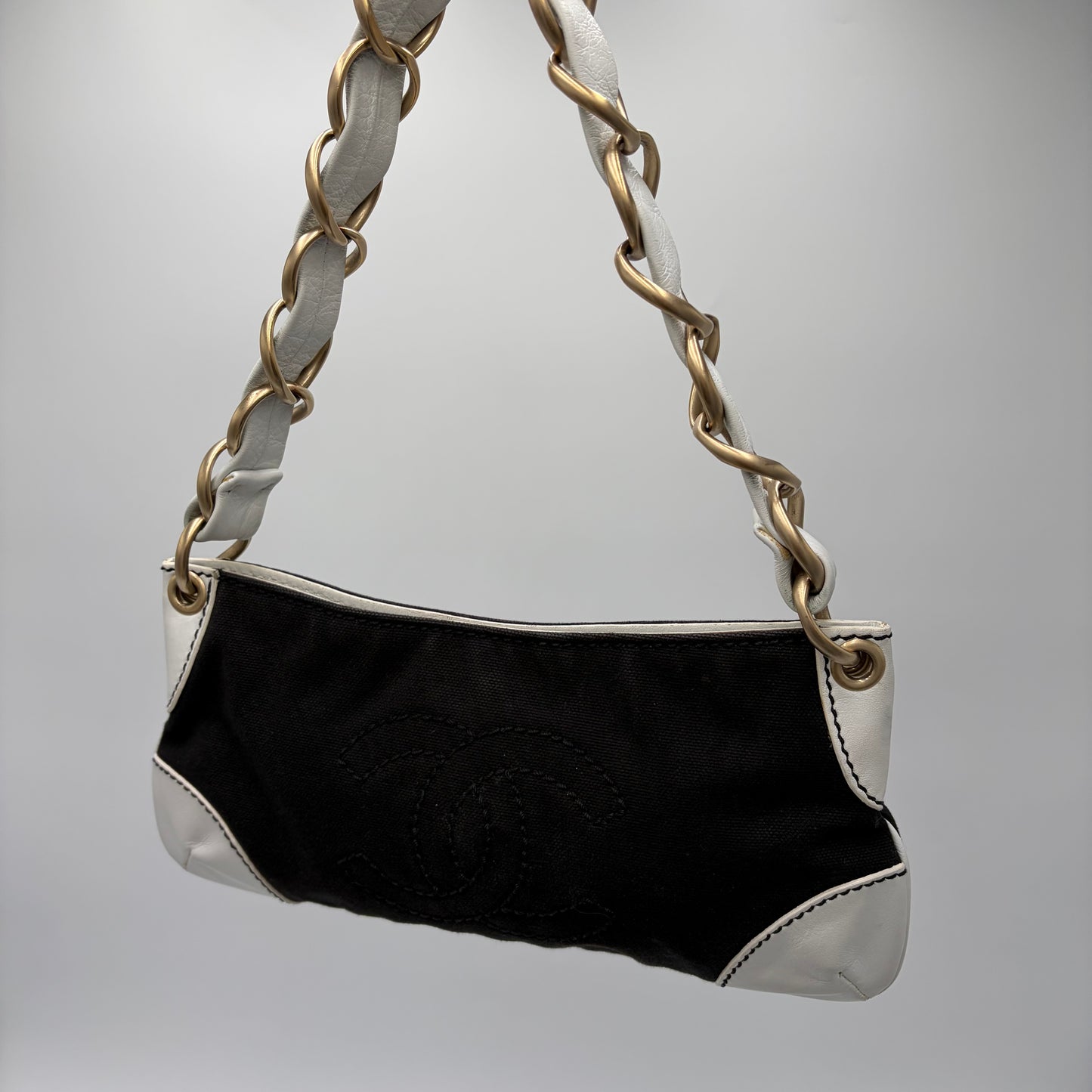 2003 Chanel Canvas and Leather Bag