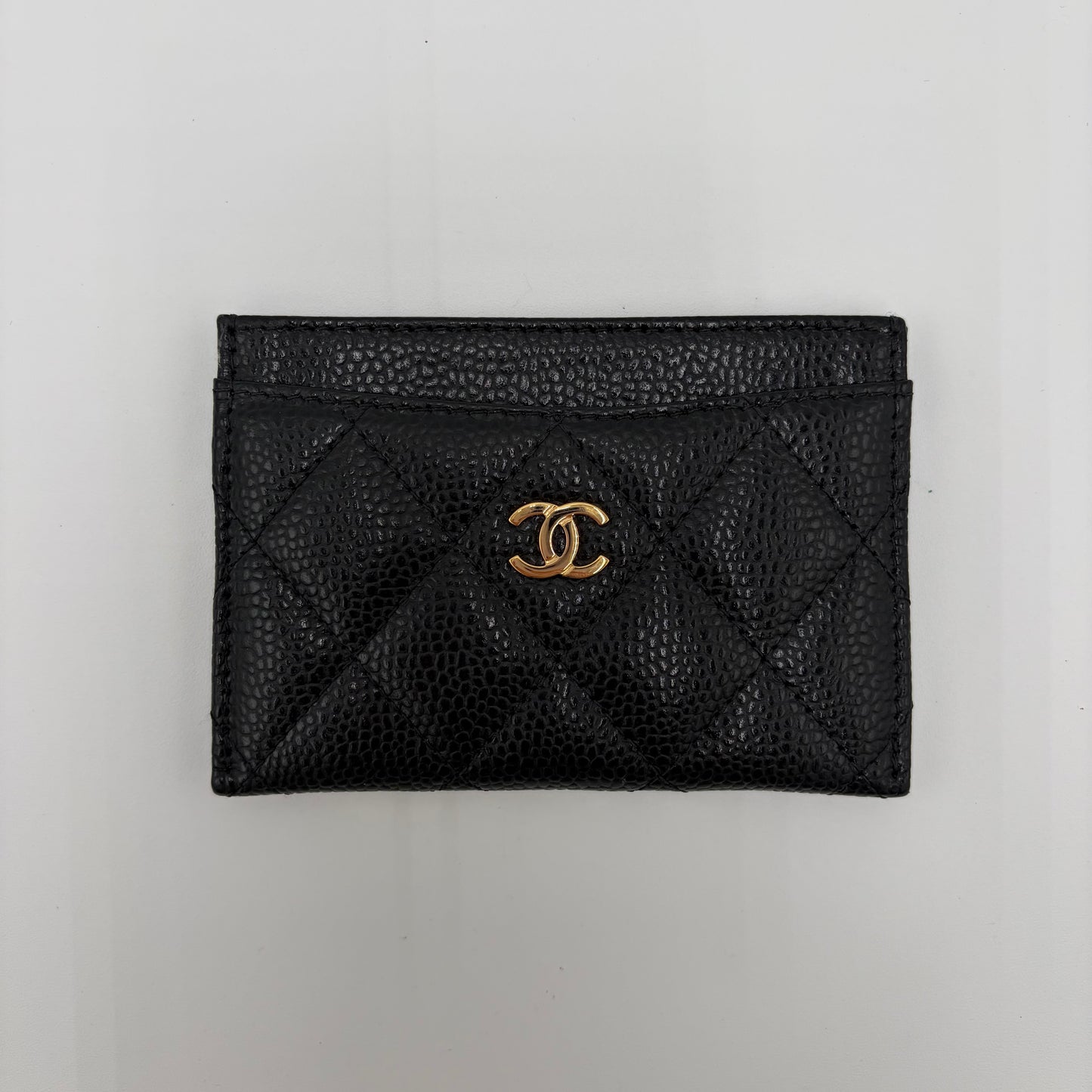 Chanel Caviar Quilted Leather Card Holder