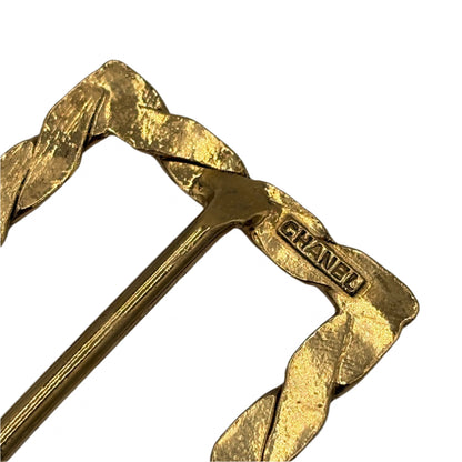 Vintage Chanel Gold Plated Belt Buckle