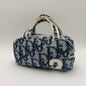 Vintage Christian Dior Mini Trotter Terry Cloth Boston Bag