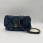 Chanel 19 Large Handbag Denim