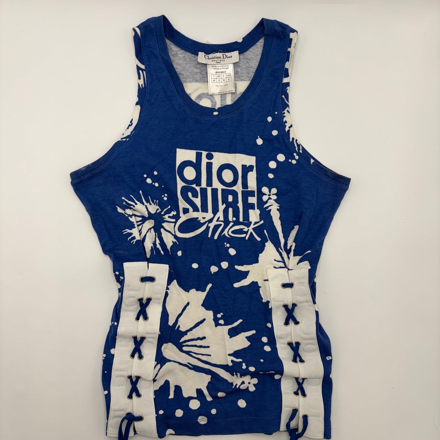 2004 Christian Dior Boutique Surf Chick Tank