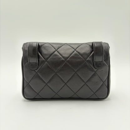 1991-94 Chanel Quilted Belt Bag Pouch