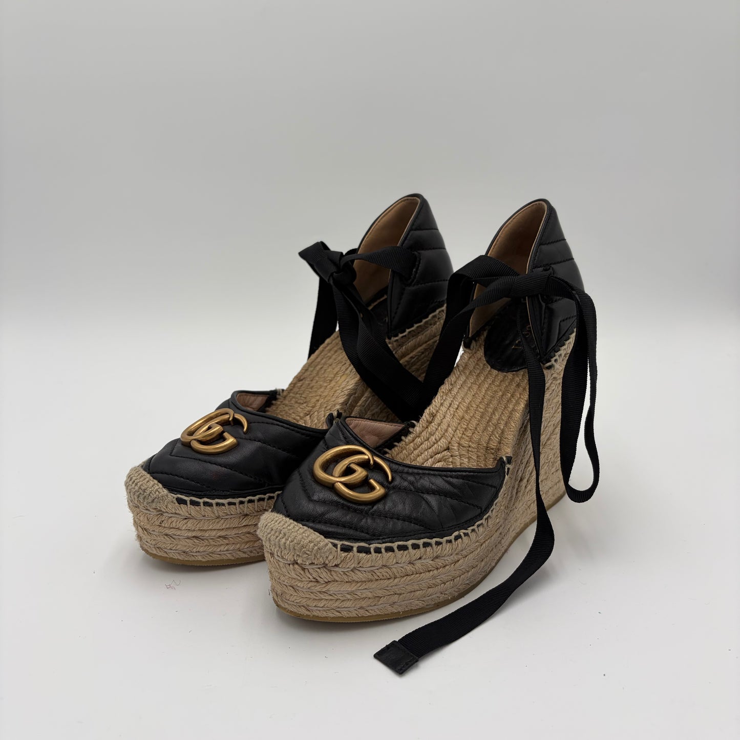 Gucci Marmont Espadrilles Wedges