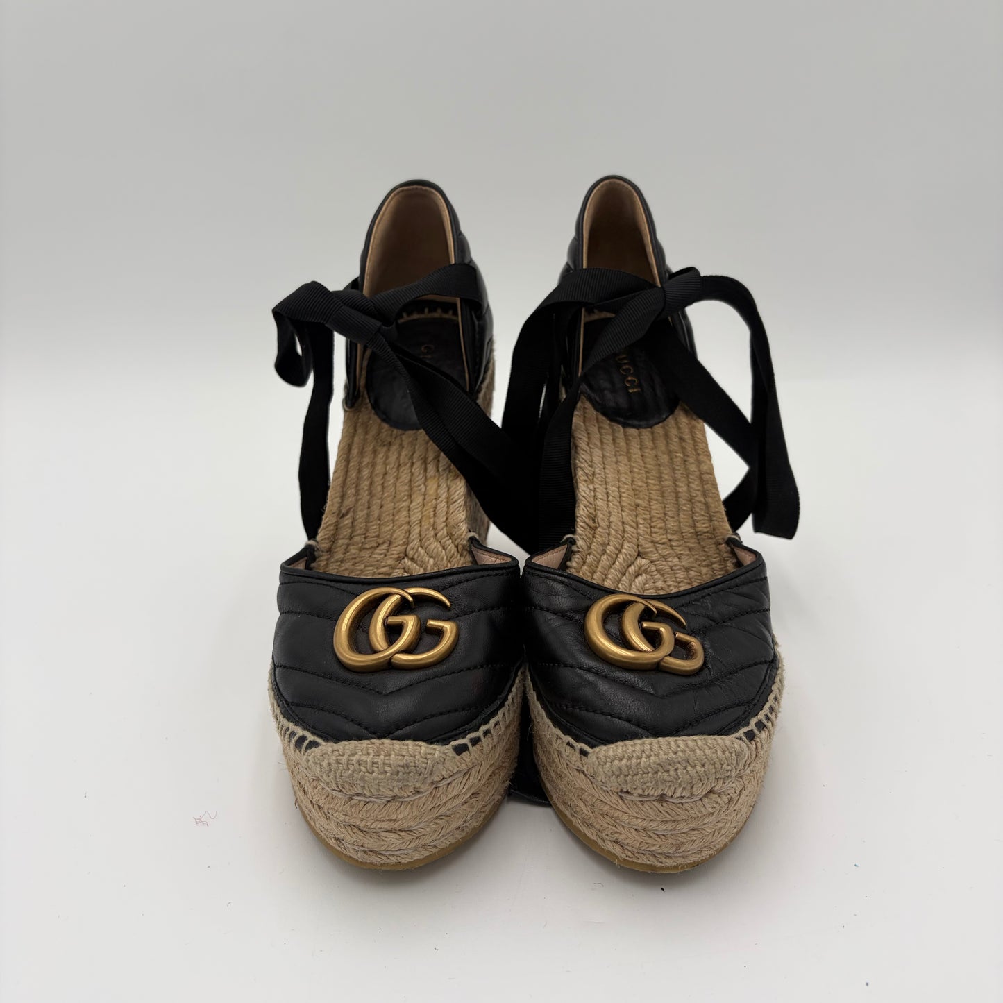 Gucci Marmont Espadrilles Wedges
