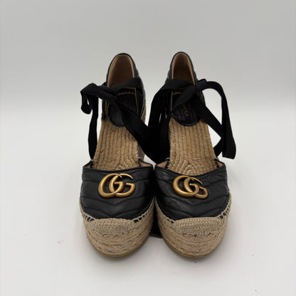 Gucci Marmont Espadrilles Wedges