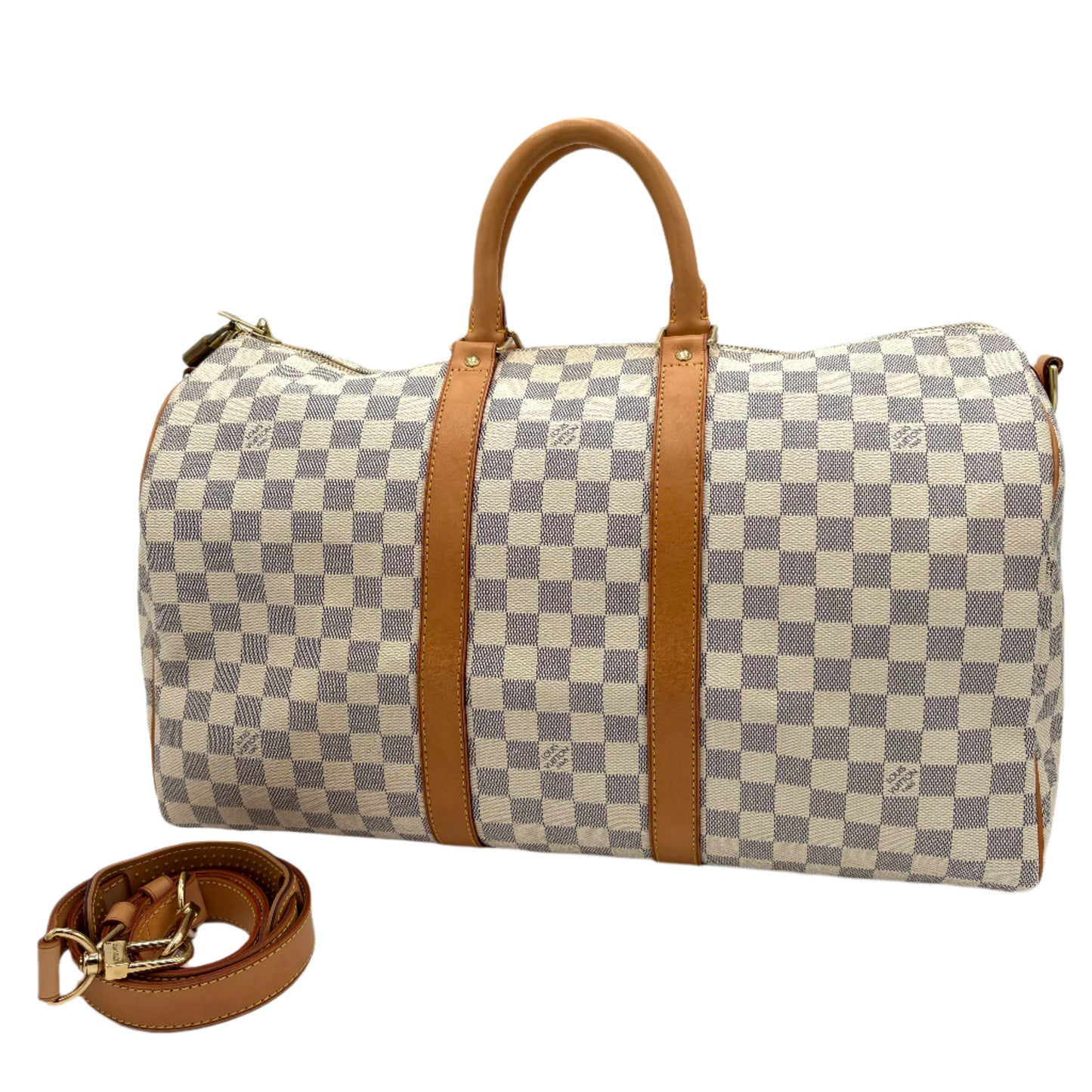 Louis Vuitton  Damier Azur Keepall Bandouliere 45