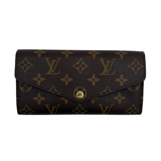 Chipped Louis Vuitton Sarah Poppy Wallet