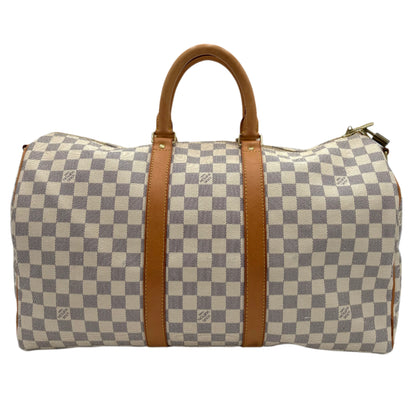 Louis Vuitton  Damier Azur Keepall Bandouliere 45