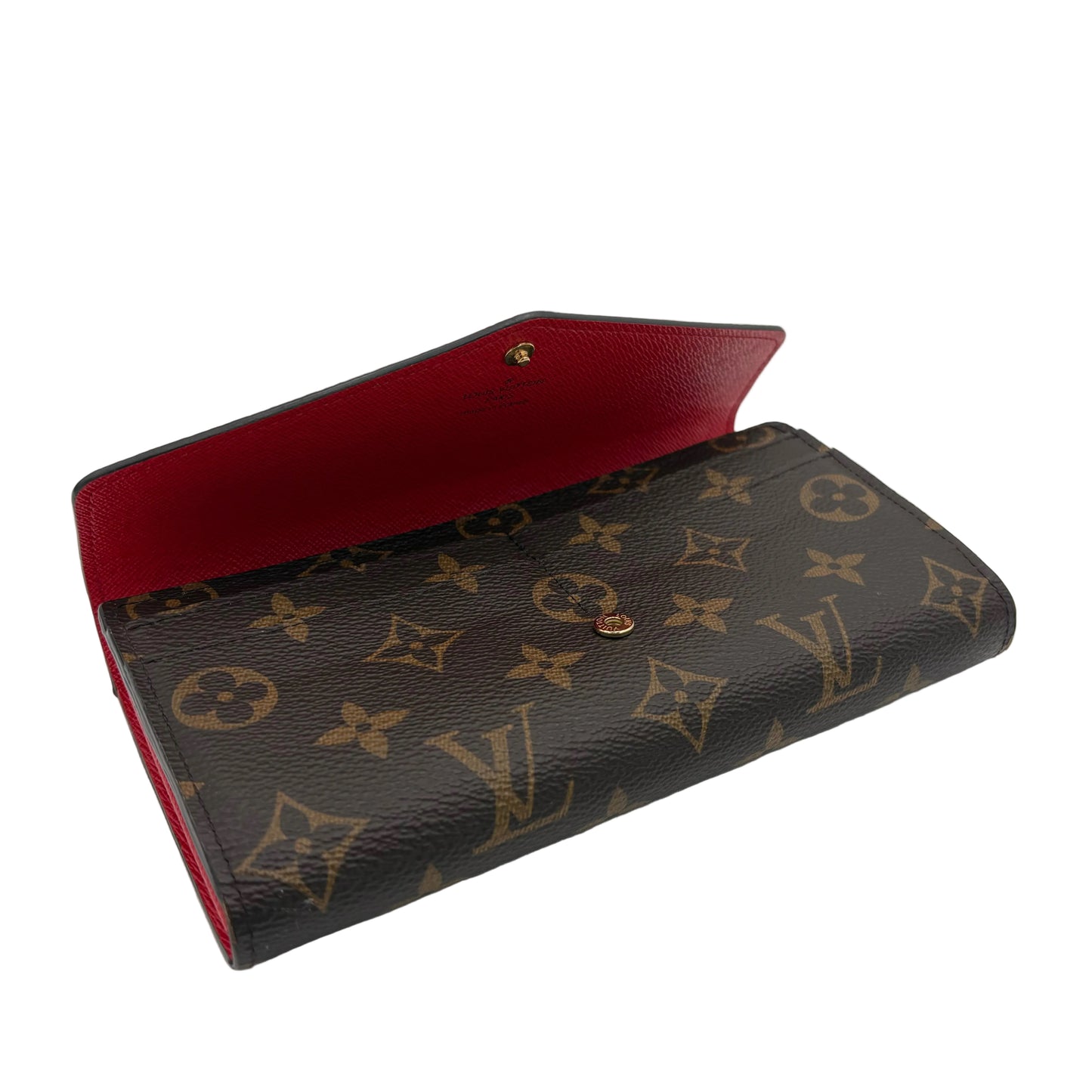 Chipped Louis Vuitton Sarah Poppy Wallet