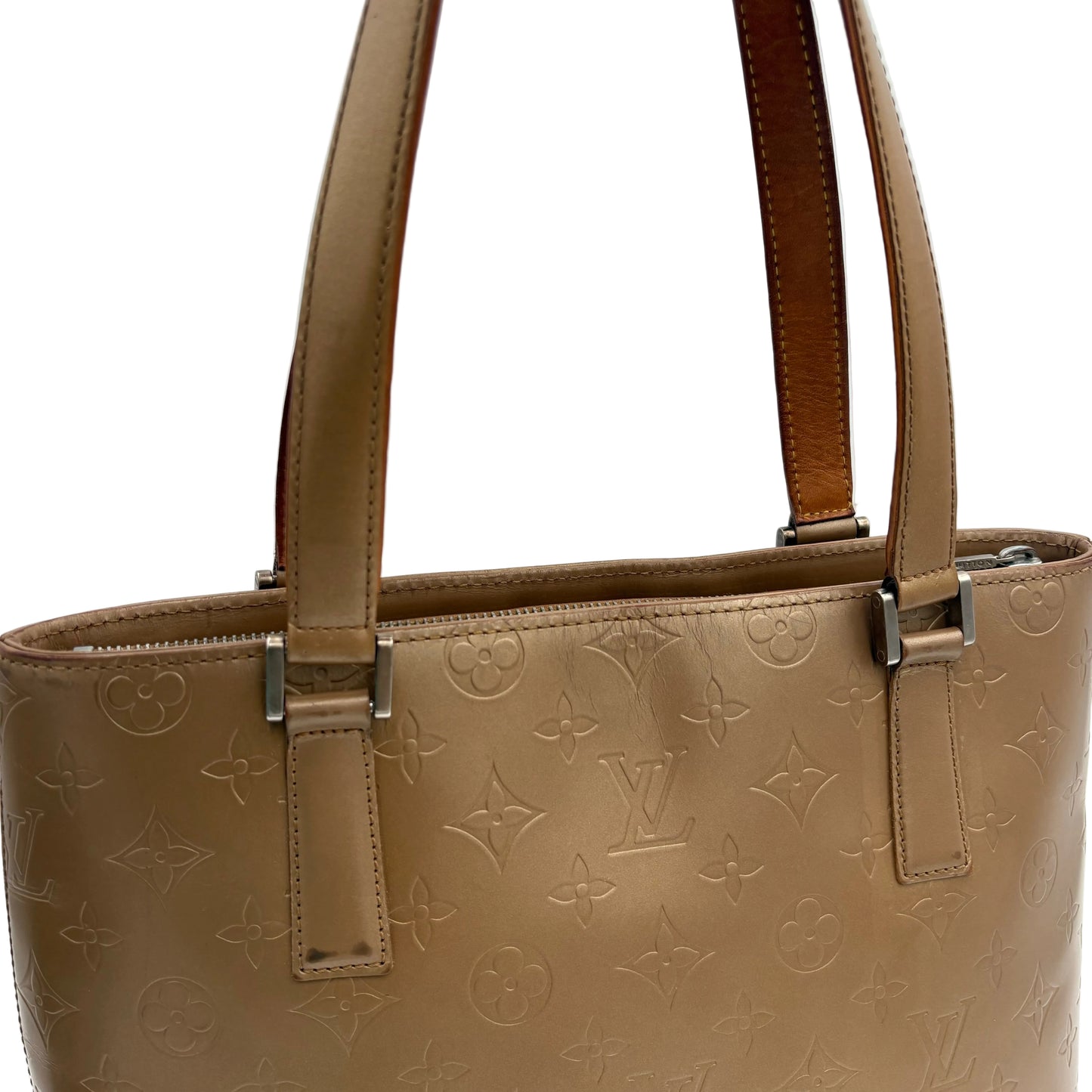 2004 Louis Vuitton Stockton Bag Matte Gold