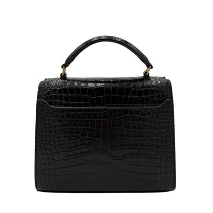 MIB YSL Saint Laurent Cassandra Croc Mini Top Handle Bag