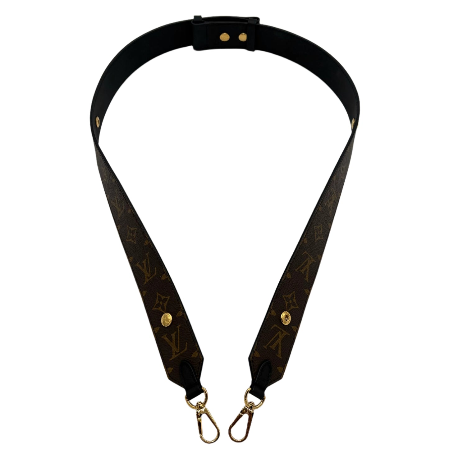 Louis Vuitton 3 Length Bandouliere Strap Monogram/Black