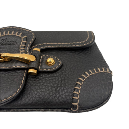 Gucci Pelham Clutch with Saddle Stitching