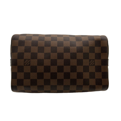 Chipped Louis Vuitton Speedy Bandouliere 25 Damier Ebene