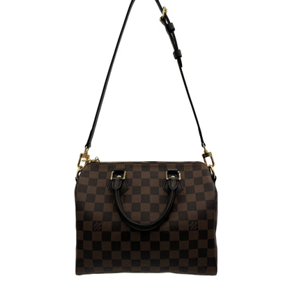 Chipped Louis Vuitton Speedy Bandouliere 25 Damier Ebene