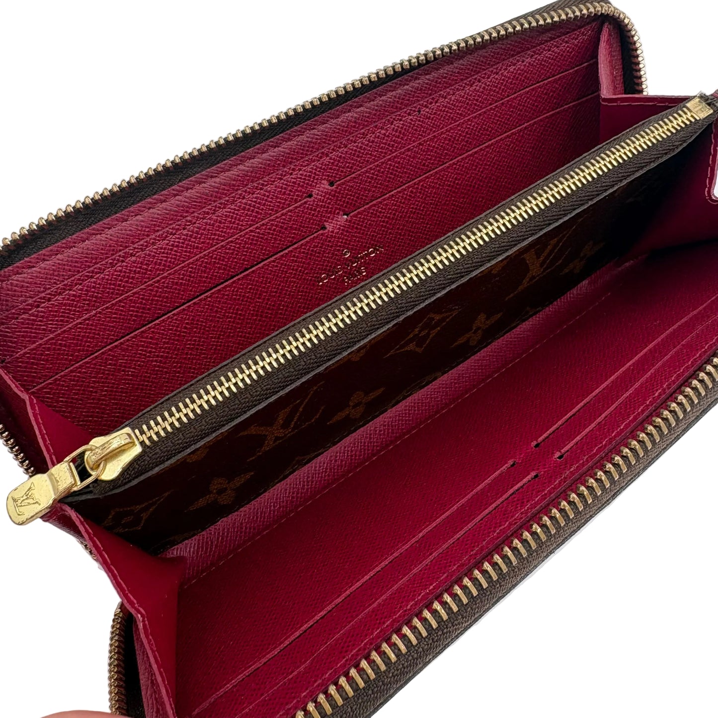 2019 Louis Vuitton Clemence Wallet Fuchsia