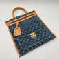 2005 Louis Vuitton Denim Sac Plat