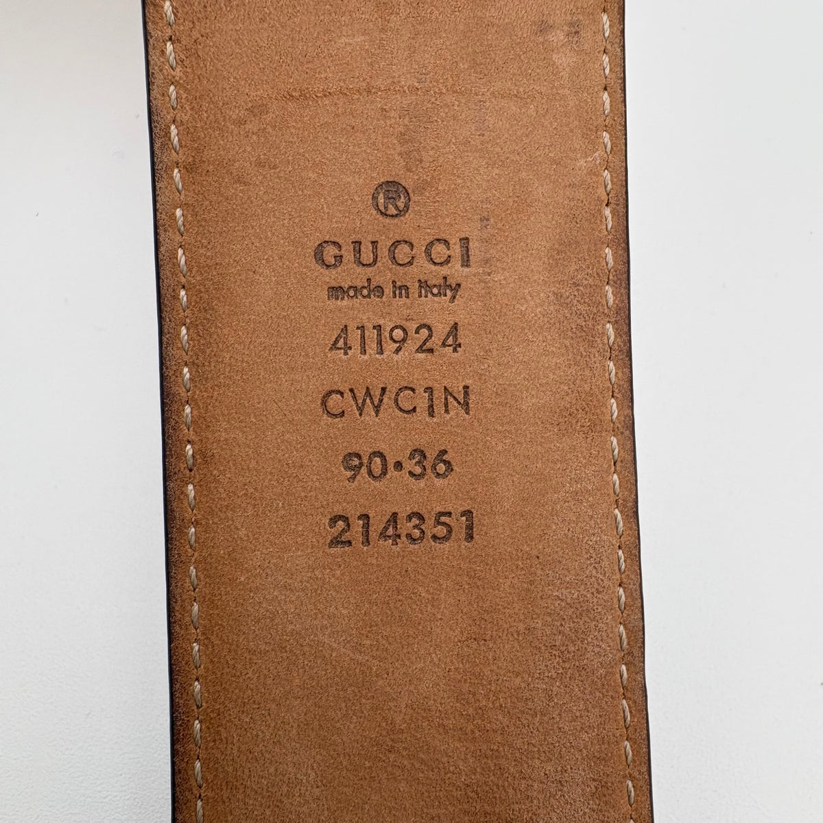 Gucci Men's Guccissima Belt