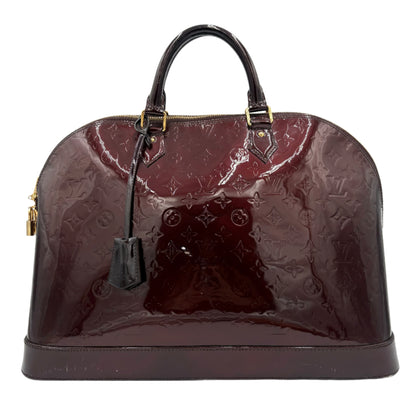 Louis Vuitton Alma Vernis Bag..-Amarante : GM XL