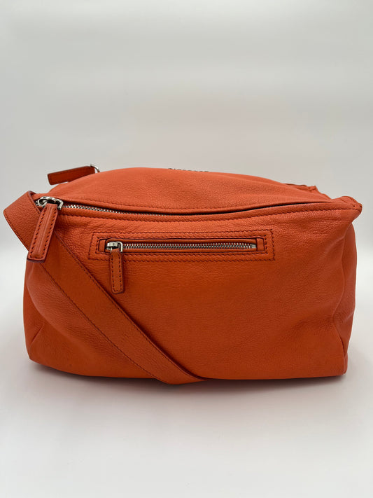 Givenchy Pandora SugarGoatskin-Orange : Medium