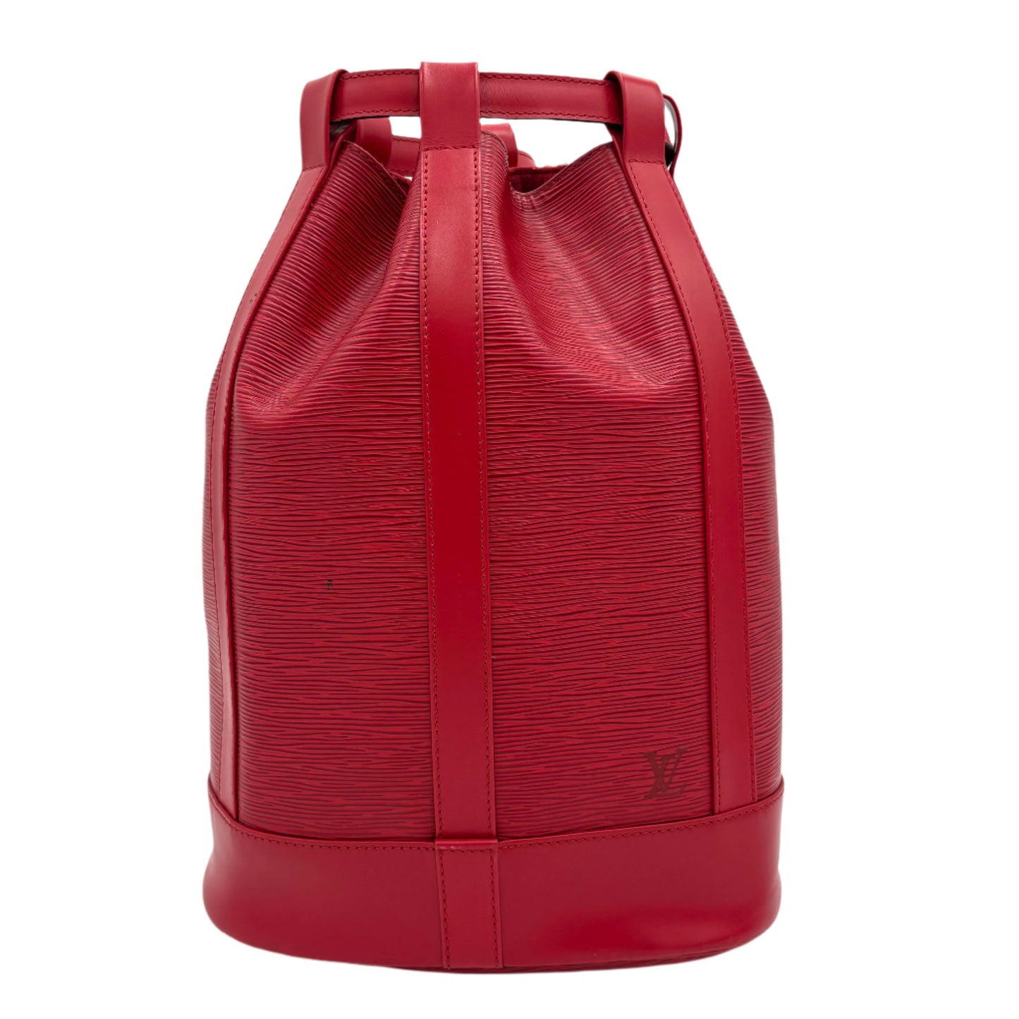 Louis Vuitton Randonnee Bag..-Red Epi