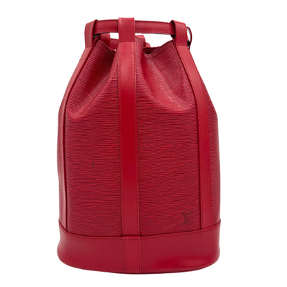 Louis Vuitton Randonnee Bag..-Red Epi