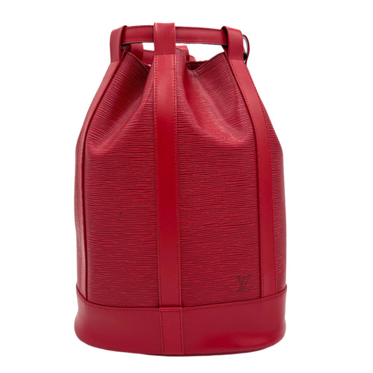 Louis Vuitton Randonnee Bag..-Red Epi
