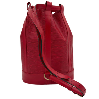 Louis Vuitton Randonnee Bag..-Red Epi