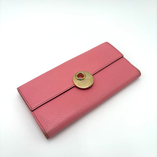 Gucci Pink "Eclipse" Long Wallet